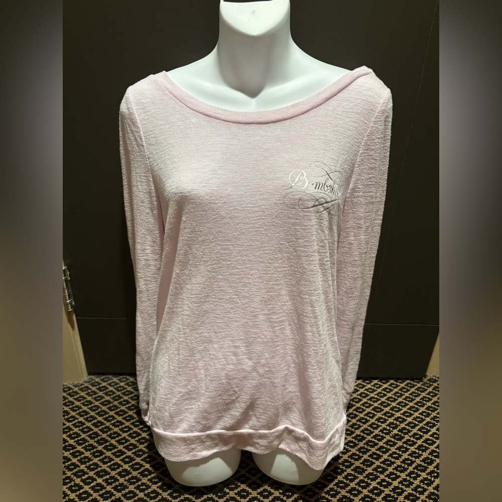 Victoria's Secret Light Pink Long Sleeve Bombshell Sweatshirt